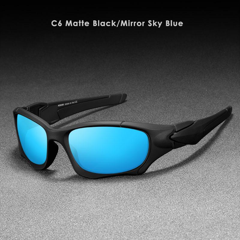 Polarized cycling sports sunglasses coated night vision dazzling mirror mens and womens sunglasses MF0623