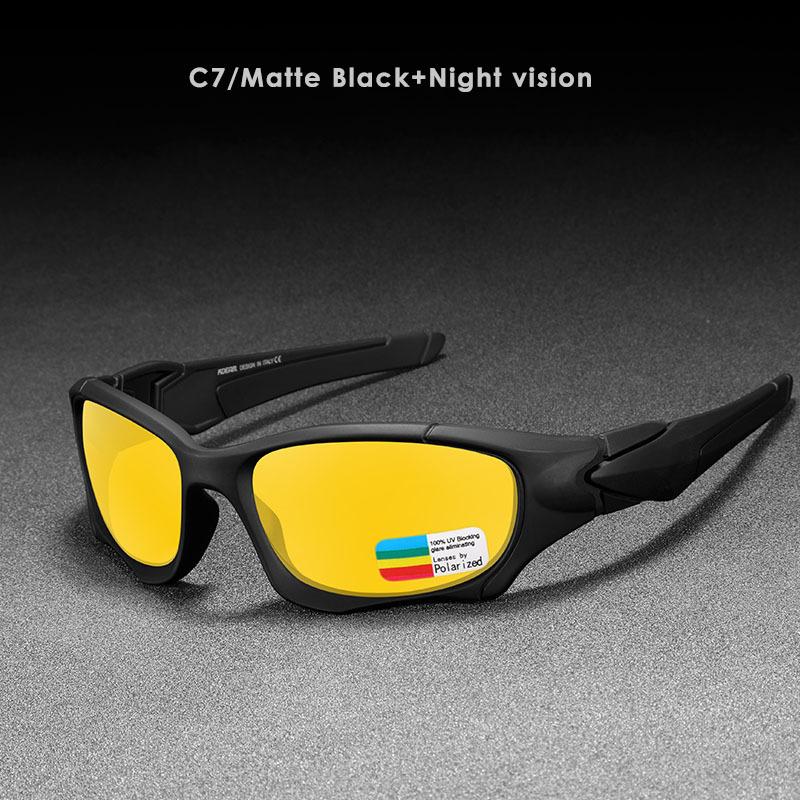 Polarized cycling sports sunglasses coated night vision dazzling mirror mens and womens sunglasses MF0623