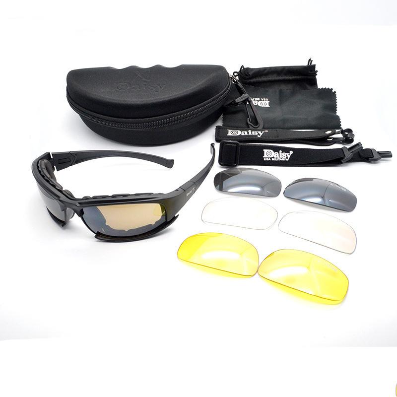 Polarized goggles, tactical sunglasses, shooting night vision, motorcycles, goggles, sunglasses x7